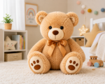 CuddleNest Brown Teddy Bear Soft Toy | 45 cm - Image 2