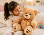 CuddleNest Brown Teddy Bear Soft Toy | 45 cm - Image 3